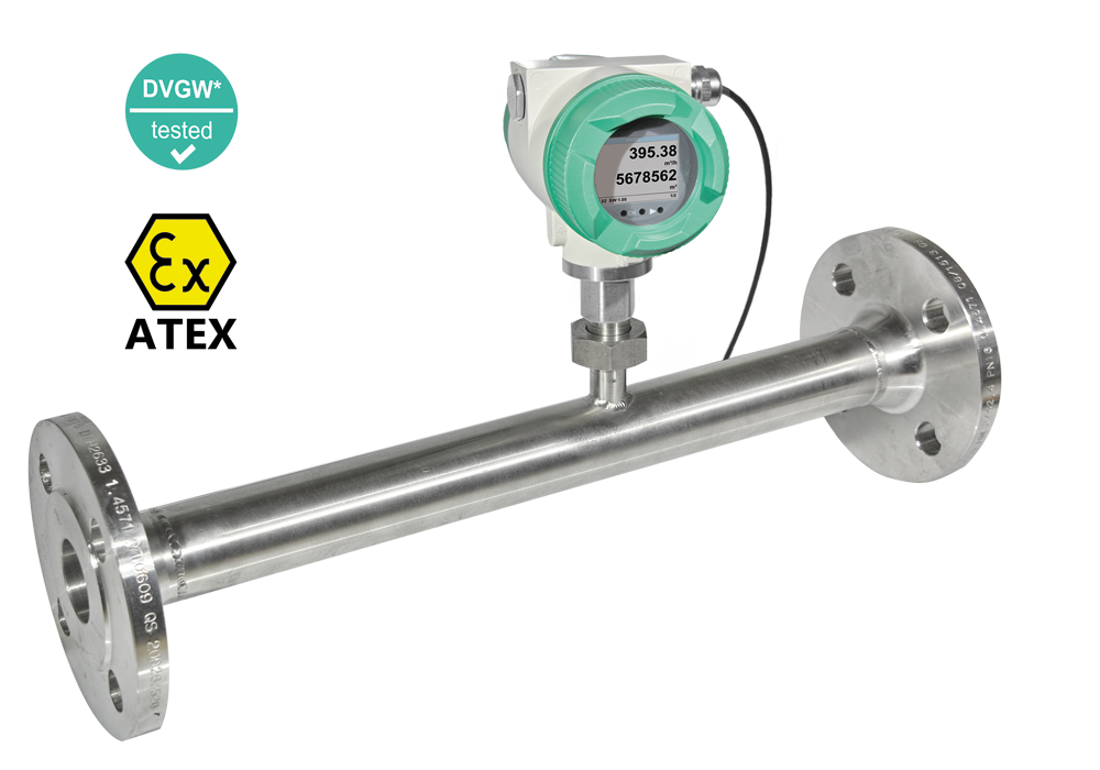 VA 570 - Débitmètre massique thermique avec section de mesure intégrée et homologation ATEX et DVGW